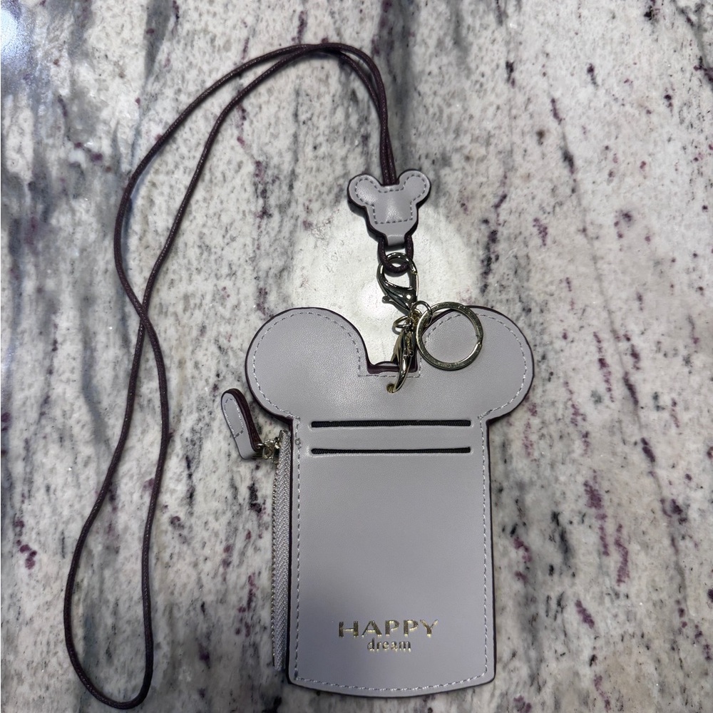 Gray Mouse-Shaped Card Holder